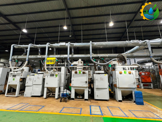Thiết bị xử lý khí thải công nghiệp công suất 35000m3/h của Trí Đức